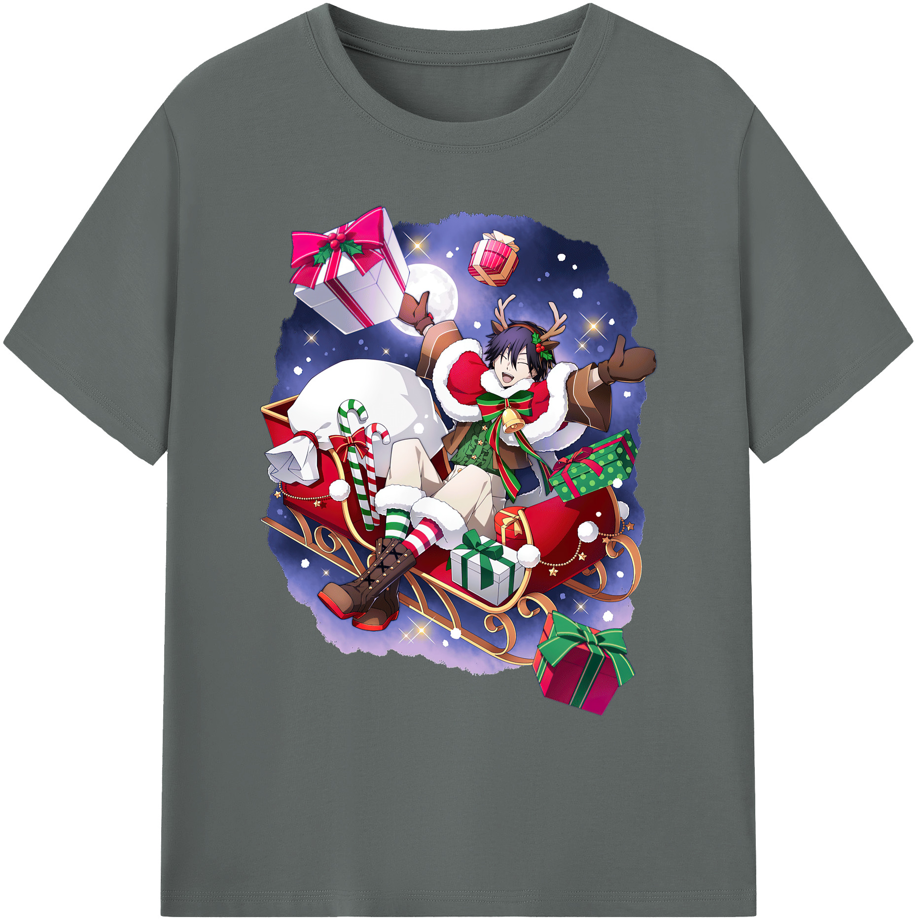（画像用） 文豪ストレイドッグス Bungo Stray Dogs 綿100％ メンズ半袖Tシャツ｜肌触りやわらか＆通気性
